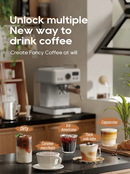 Semi-Automatic Espresso Machine – 20 Bar, Temp Adjustable - stirhaus