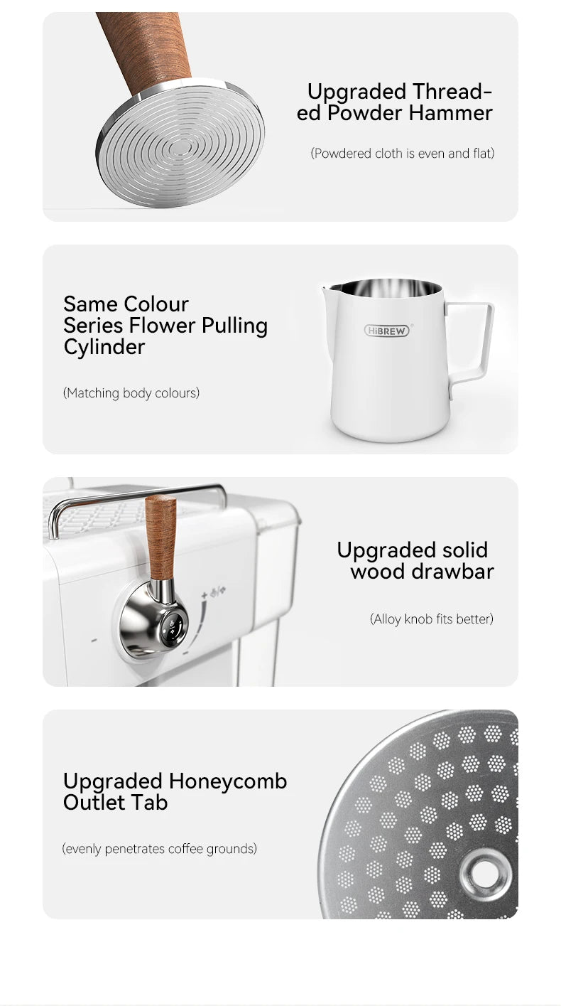 Semi-Automatic Espresso Machine – 20 Bar, Temp Adjustable - stirhaus