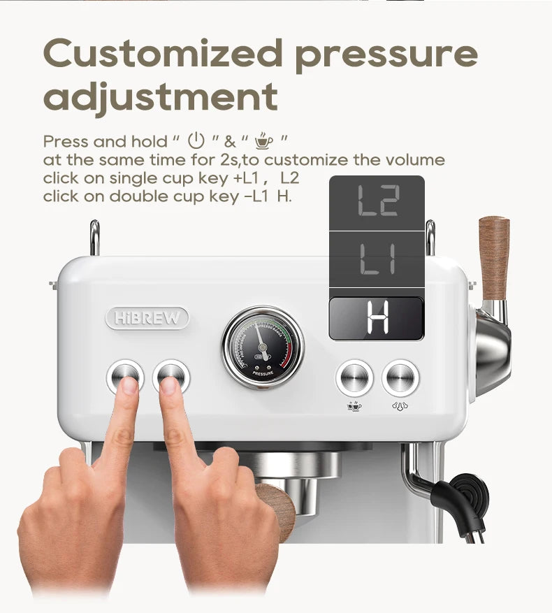 Semi-Automatic Espresso Machine – 20 Bar, Temp Adjustable - stirhaus