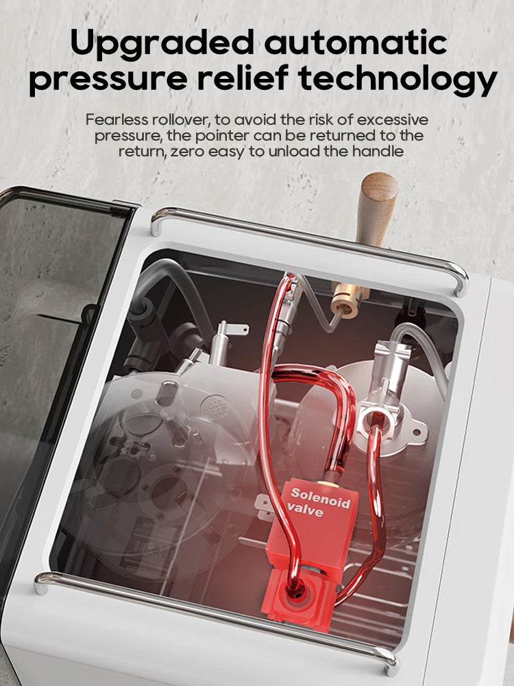 Semi-Automatic Espresso Machine – 20 Bar, Temp Adjustable - stirhaus