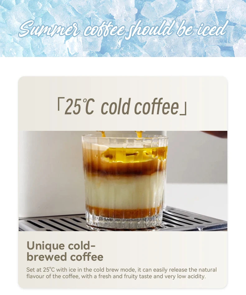 Semi-Automatic Espresso Machine – 20 Bar, Temp Adjustable - stirhaus