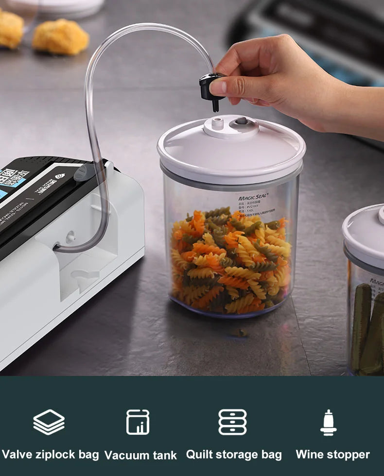 Electric Vacuum Sealer – 30cm Automatic Food Packaging Machine with Dual Mode & Dehumidifying Tank - stirhaus