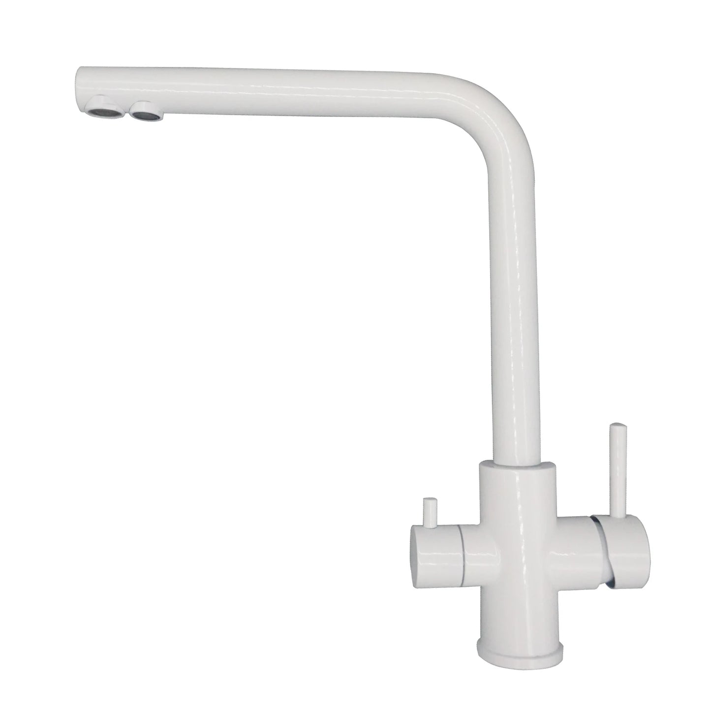 Dual Handle Filtered Drinking Water Kitchen Faucet – Stainless Steel Brushed Nickel - stirhaus
