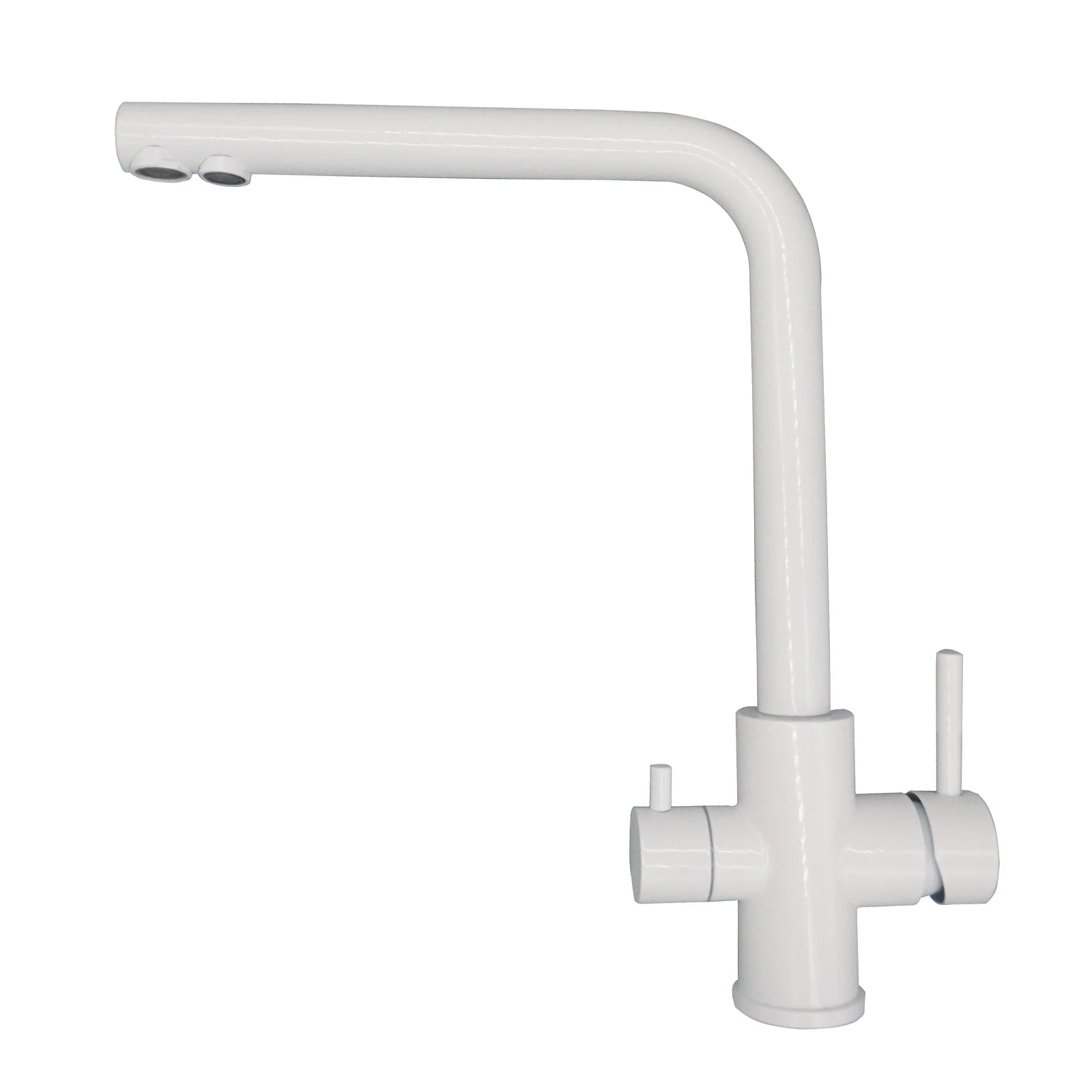 Dual Handle Filtered Drinking Water Kitchen Faucet – Stainless Steel Brushed Nickel - stirhaus