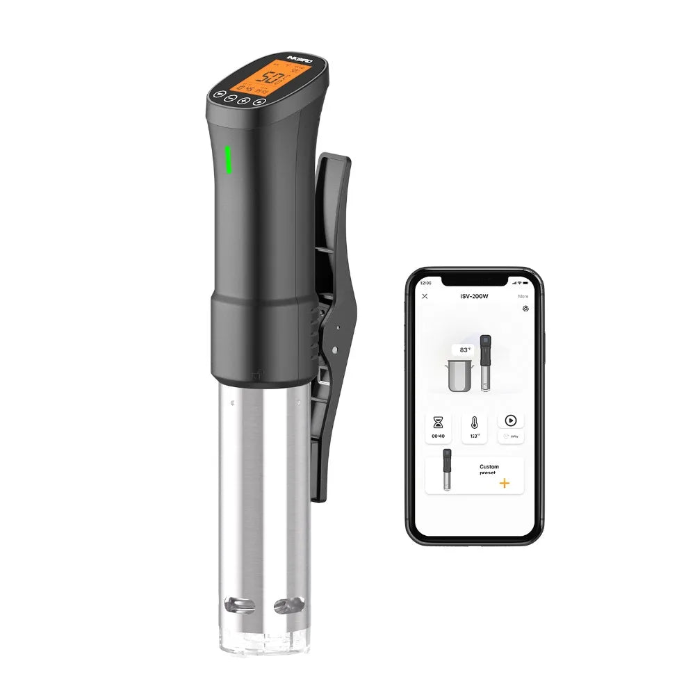 Wi-Fi Sous Vide Precision Cooker – 1000W Immersion Circulator with Digital Controls - stirhaus