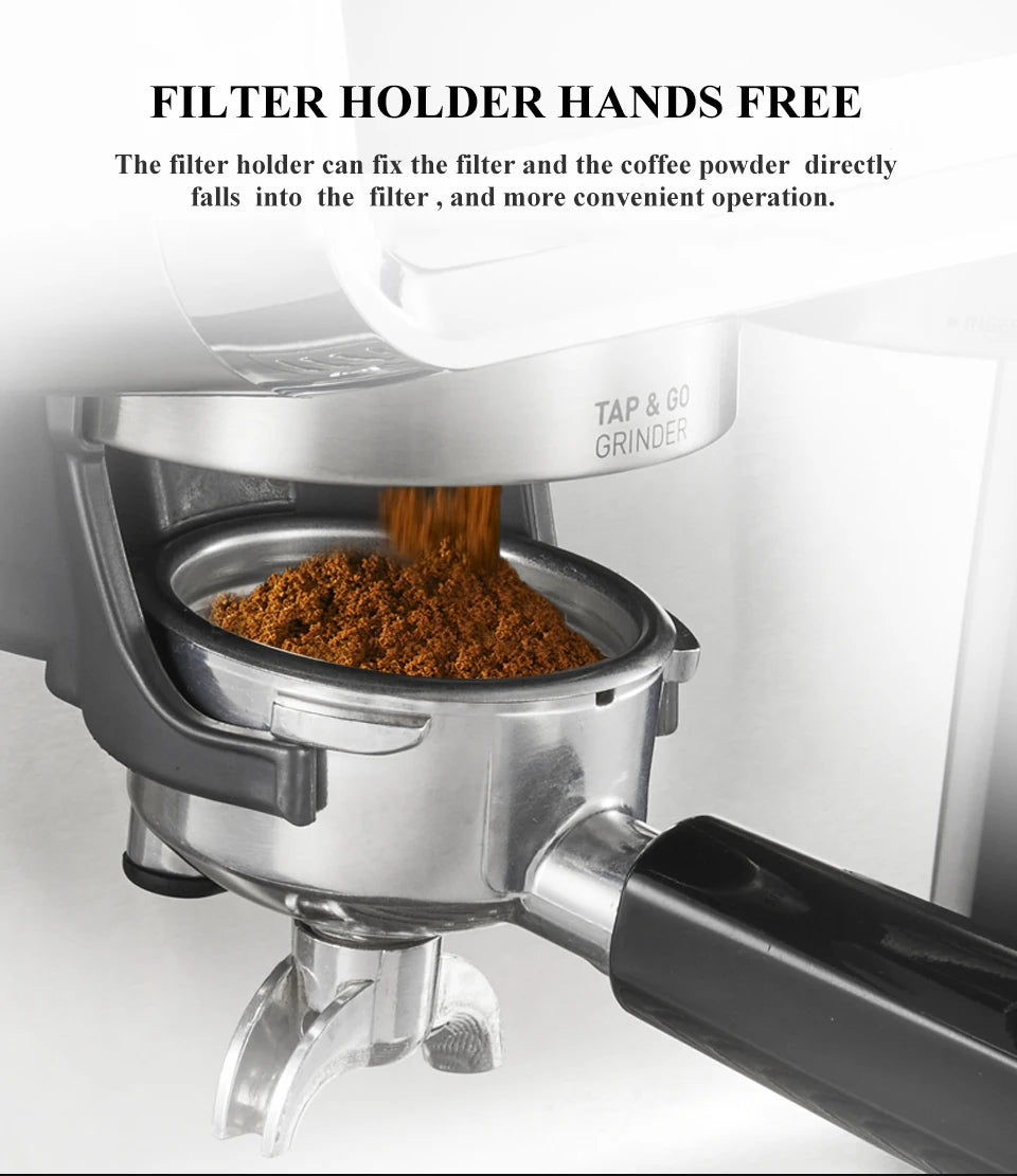 20-Bar Commercial Espresso Machine with Grinder & Barista Kit – Professional Coffee Maker - stirhaus