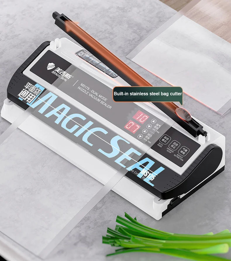 Electric Vacuum Sealer – 30cm Automatic Food Packaging Machine with Dual Mode & Dehumidifying Tank - stirhaus