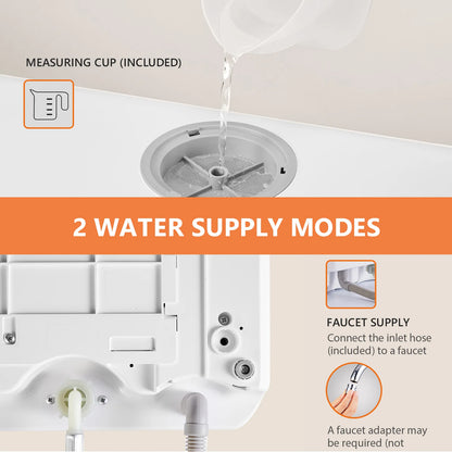 Portable Countertop Dishwasher – 6 Wash Programs, Dual Water Supply, Auto Drying, Compact for Kitchen, RV, Apartment - stirhaus