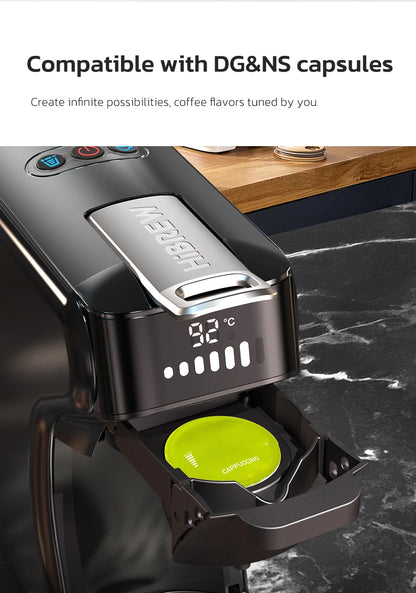 6-in-1 Capsule Coffee Machine – Espresso, Cappuccino & More, Hot & Cold Brew, 20 Bar Pressure - stirhaus