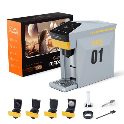 4-in-1 Capsule Coffee Machine with 19-Bar Pressure – Compatible with Pods & Ground Coffee - stirhaus