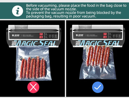 Electric Vacuum Sealer – 30cm Automatic Food Packaging Machine with Dual Mode & Dehumidifying Tank - stirhaus