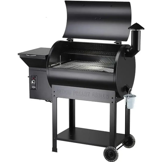 8-in-1 Wood Pellet Grill & Smoker – 700 sq. in. Outdoor BBQ with Auto Temp Control - stirhaus