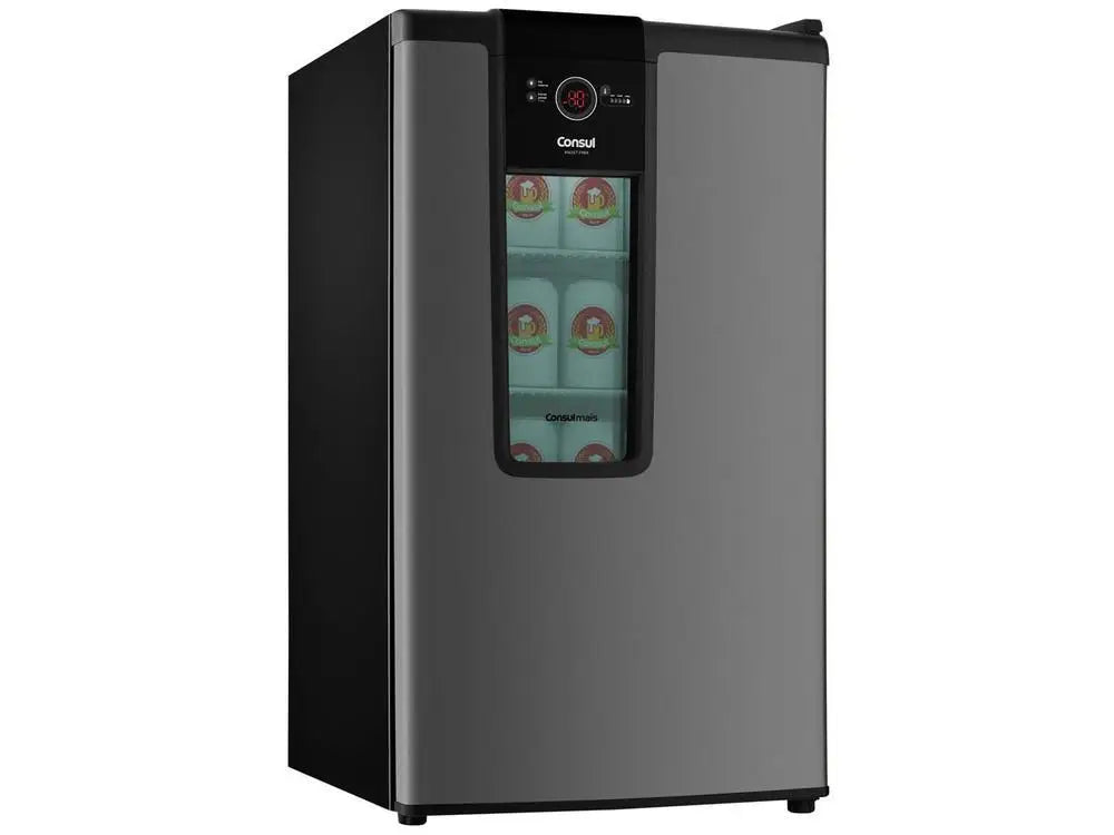 Titanium 82L Beer Fridge – CZD12AT Glass Door Beverage Cooler with Digital Temperature Control - stirhaus