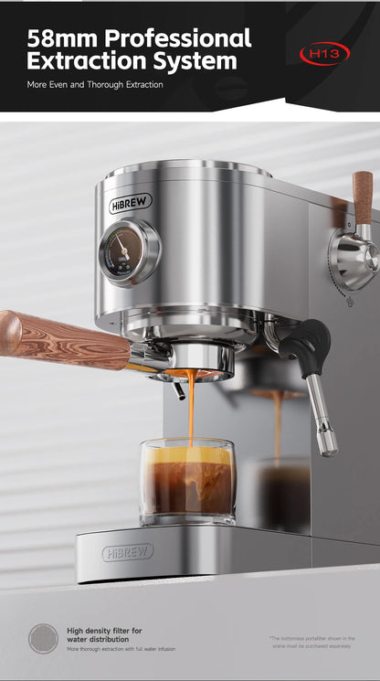 Semi-Automatic Espresso Machine – 20 Bar, 3-Level Temp Control, Cold/Hot Coffee Maker - stirhaus