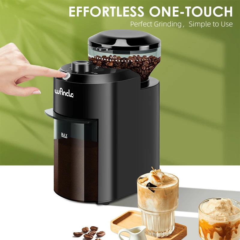 Electric Burr Coffee Grinder – 28 Grind Settings, Conical Burr Mill for Espresso & Coffee Beans - stirhaus