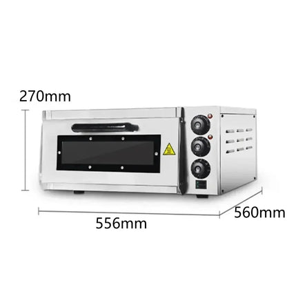 20L Commercial Stainless Steel Pizza Oven – Single Layer, 220V, 2000W - stirhaus