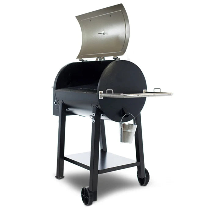 Deluxe Wood Pellet Smoker Grill with Rolling Cart – Outdoor Charcoal BBQ with Digital Controls - stirhaus