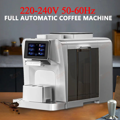 Fully Automatic Coffee Maker with Milk Refrigerator & Touchscreen – 11 Coffee Types, 19-Bar Pressure - stirhaus