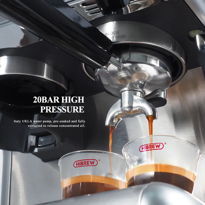 20-Bar Commercial Espresso Machine with Grinder & Barista Kit – Professional Coffee Maker - stirhaus