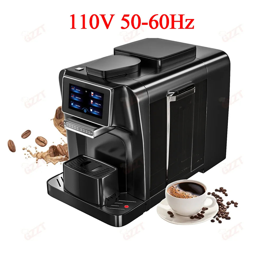 Fully Automatic Coffee Maker with Milk Refrigerator & Touchscreen – 11 Coffee Types, 19-Bar Pressure - stirhaus