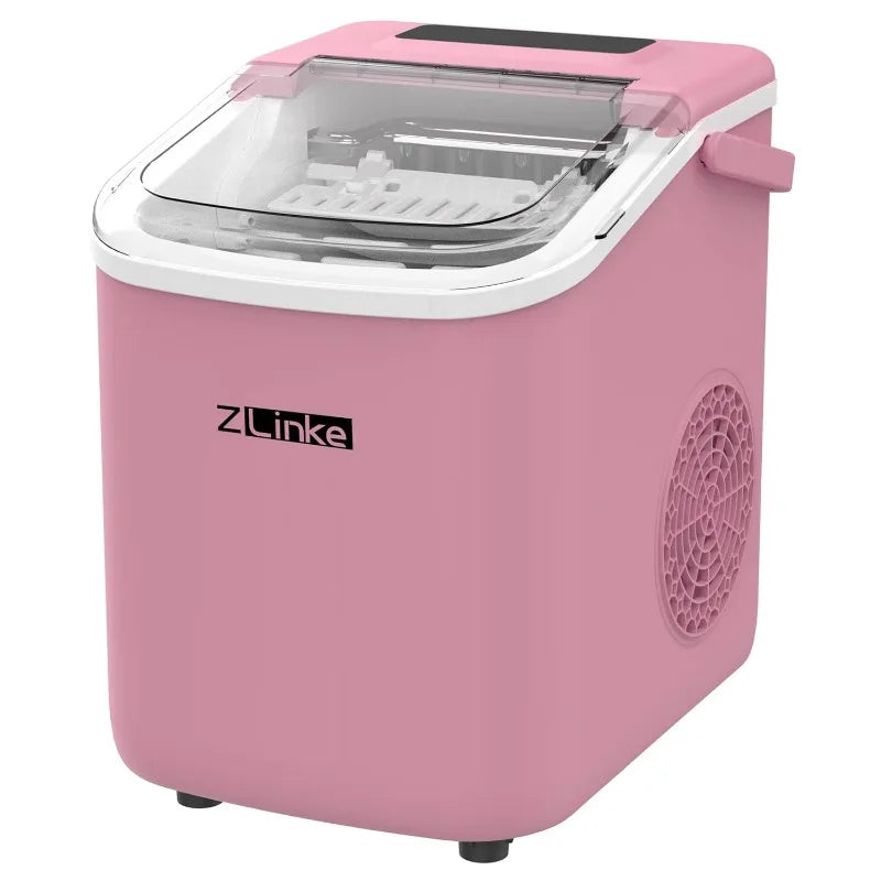 Countertop Ice Maker – 26 lb/Day Portable Machine with Self-Cleaning & Basket - stirhaus
