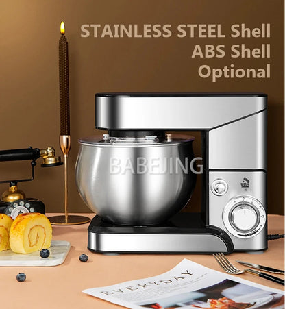 5L Stand Mixer with Dough Hook, Whisk & Beater – 1200W Automatic Kneading Machine - stirhaus