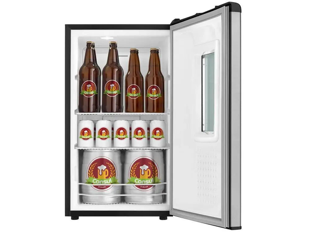 Titanium 82L Beer Fridge – CZD12AT Glass Door Beverage Cooler with Digital Temperature Control - stirhaus