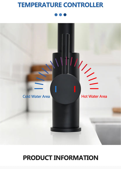 Smart Touch Kitchen Faucet – Brushed Nickel Pull Out Sensor Tap with 360° Rotation & Pull Down Spray - stirhaus