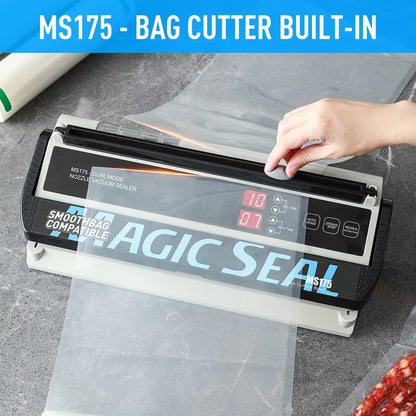 Electric Vacuum Sealer – 30cm Automatic Food Packaging Machine with Dual Mode & Dehumidifying Tank - stirhaus