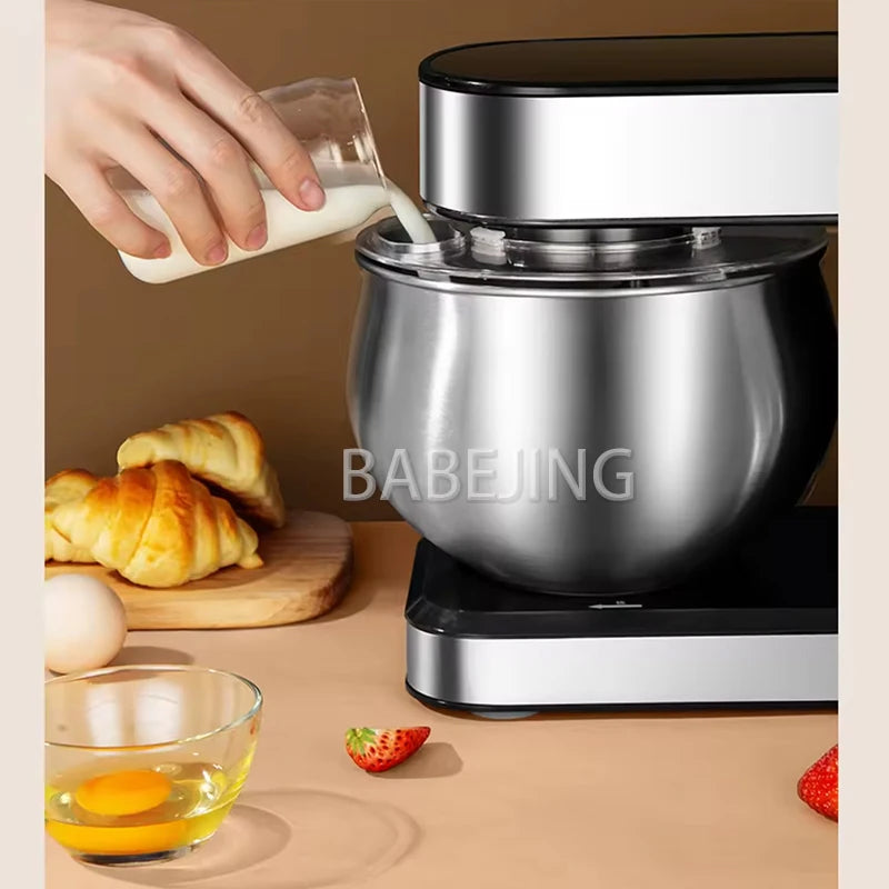 5L Stand Mixer with Dough Hook, Whisk & Beater – 1200W Automatic Kneading Machine - stirhaus