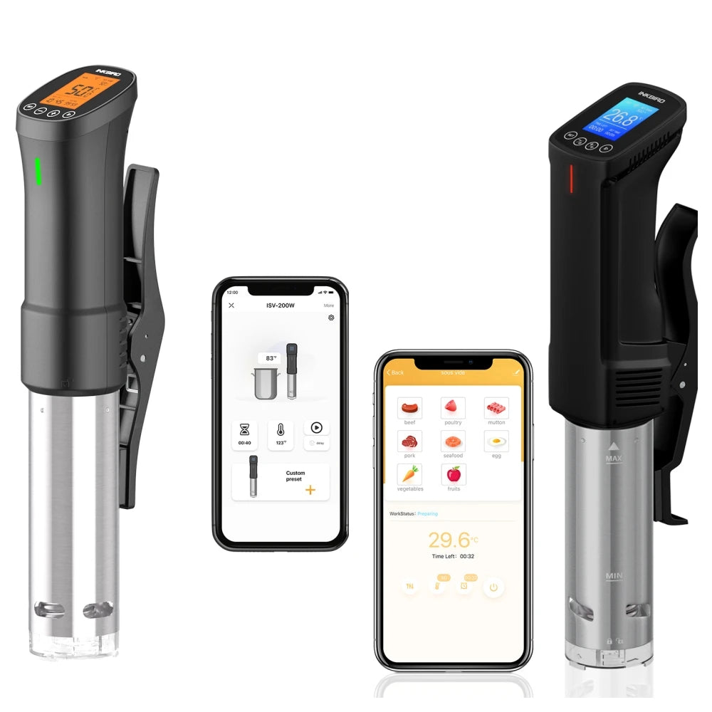 Wi-Fi Sous Vide Precision Cooker – 1000W Immersion Circulator with Digital Controls - stirhaus