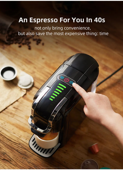 5-in-1 Multi Capsule Coffee Machine – 20 Bar Pressure, Hot & Cold Brew - stirhaus
