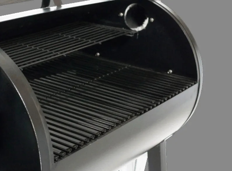 Deluxe Wood Pellet Smoker Grill with Rolling Cart – Outdoor Charcoal BBQ with Digital Controls - stirhaus