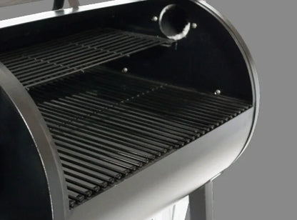 Deluxe Wood Pellet Smoker Grill with Rolling Cart – Outdoor Charcoal BBQ with Digital Controls - stirhaus