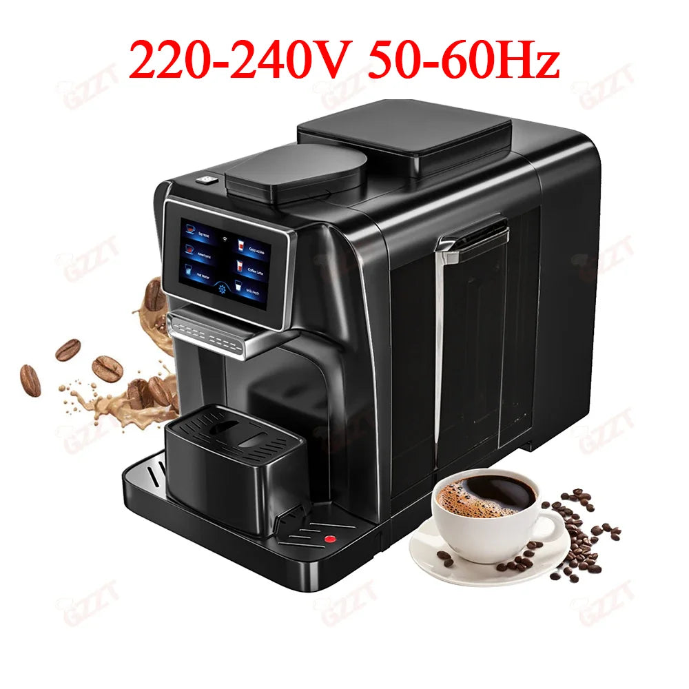 Fully Automatic Coffee Maker with Milk Refrigerator & Touchscreen – 11 Coffee Types, 19-Bar Pressure - stirhaus