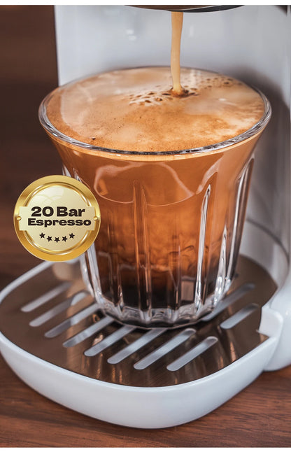5-in-1 Multi Capsule Coffee Machine – 20 Bar Pressure, Hot & Cold Brew - stirhaus