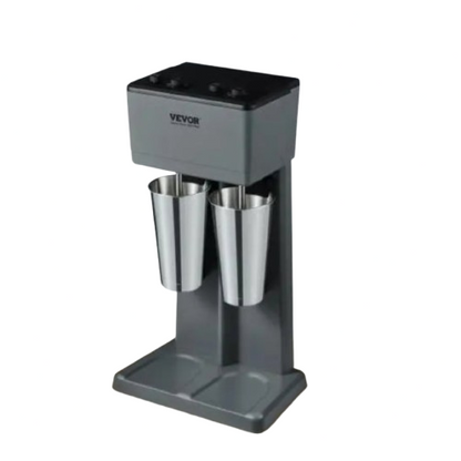 Double-Head Milkshake Maker – 3-Speed Stainless Steel Drink Mixer, 820ml Cups - stirhaus