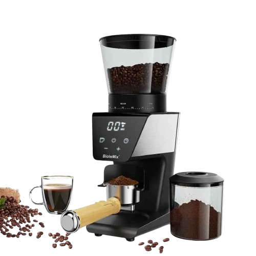 Automatic Burr Coffee Grinder BG706 – 30 Grind Settings, Conical Burr, LCD Timer - stirhaus