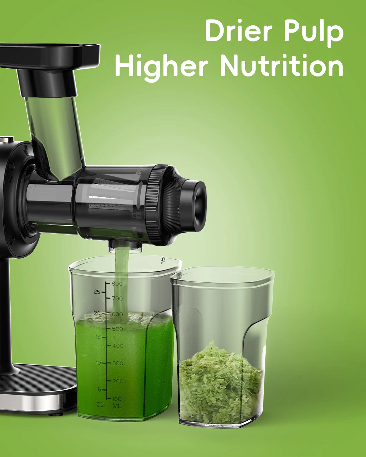 Cold Press Slow Juicer Machine – High Juice Yield, Quiet Motor & Easy Clean - stirhaus