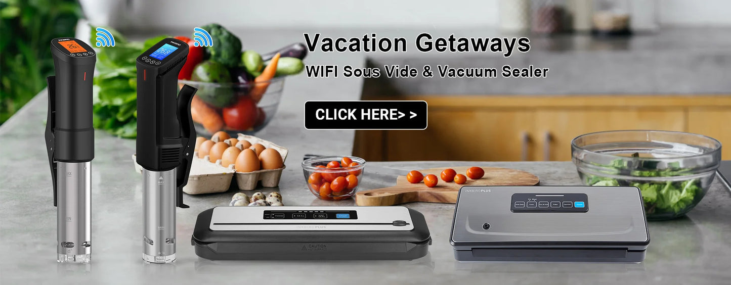 Wi-Fi Sous Vide Precision Cooker – 1000W Immersion Circulator with Digital Controls - stirhaus