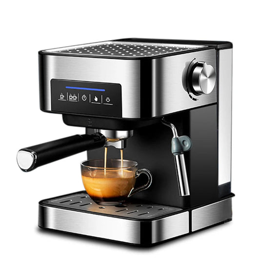 20 Bar Espresso Coffee Machine with Milk Frother Wand – Italian Style Cappuccino & Latte Maker - stirhaus