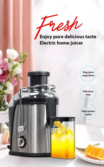 Stainless Steel Centrifugal Juicer with 3" Wide Chute, 2 Speeds & Auto Pulp Ejection - stirhaus