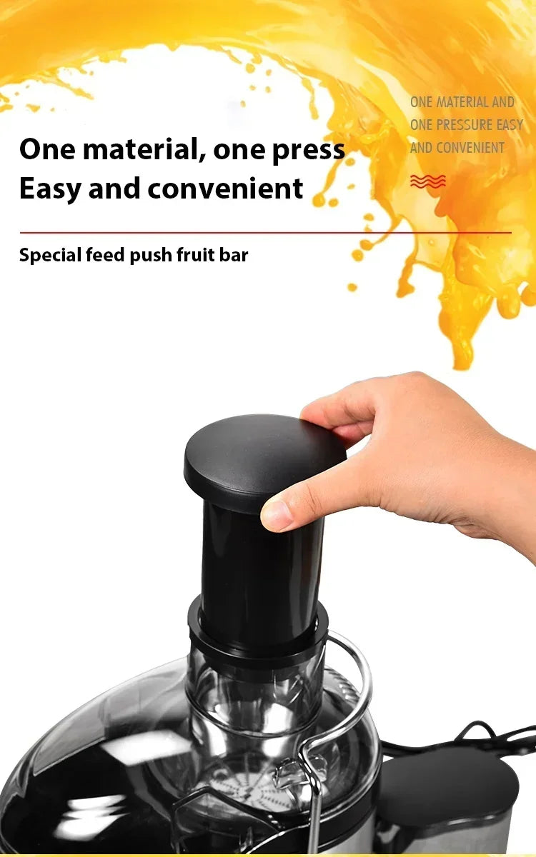 Stainless Steel Centrifugal Juicer with 3" Wide Chute, 2 Speeds & Auto Pulp Ejection - stirhaus