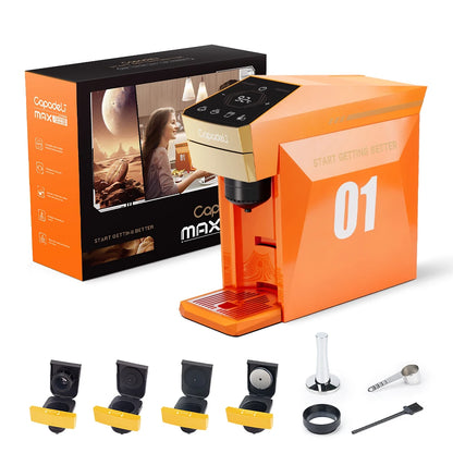 4-in-1 Capsule Coffee Machine with 19-Bar Pressure – Compatible with Pods & Ground Coffee - stirhaus