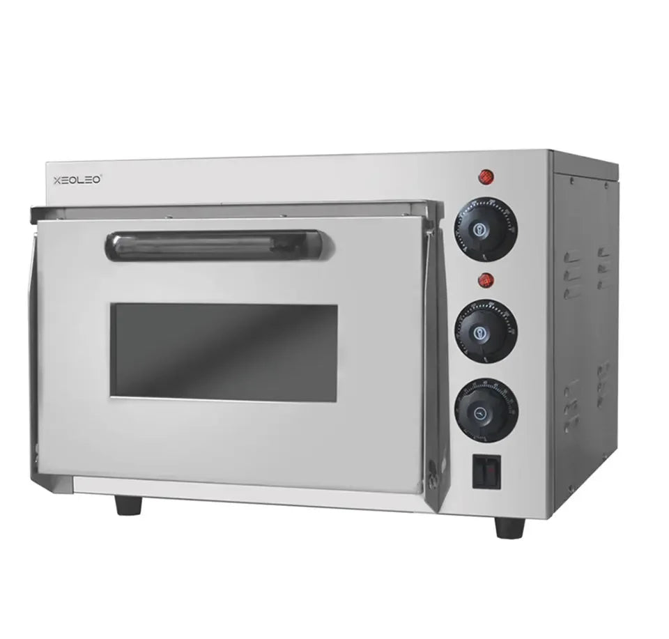 13" Electric Pizza Oven with Stone – 2500W Commercial Stainless Steel Baking Oven - stirhaus