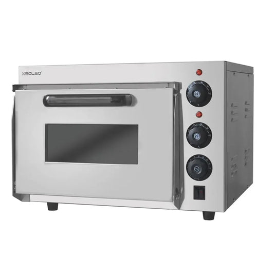13" Electric Pizza Oven with Stone – 2500W Commercial Stainless Steel Baking Oven - stirhaus