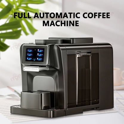Fully Automatic Coffee Maker with Milk Refrigerator & Touchscreen – 11 Coffee Types, 19-Bar Pressure - stirhaus