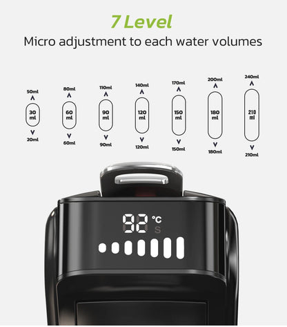 6-in-1 Capsule Coffee Machine – Espresso, Cappuccino & More, Hot & Cold Brew, 20 Bar Pressure - stirhaus