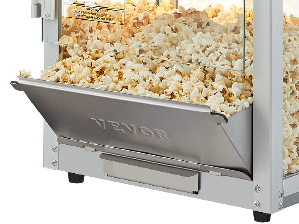 Electric Popcorn Maker – 8oz & 12oz Commercial Popper Machine with SUS304 Heating Tube, Scoop & Spoon - stirhaus